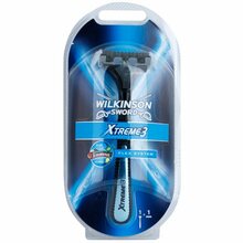 Raseerija vahetatava teraga meestele Wilkinson Sword Xtreme3, 2 tk