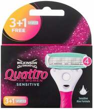 Raseerimisterad naistele Wilkinson Sword Quattro, 4 tk
