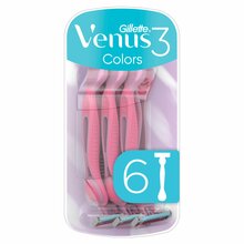 Naiste ühekordsed pardlid Gillette Venus3, 6 tk
