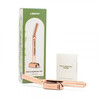 Raseerimiskomplekt näo ja kulmude hoolduseks Leaf Shave Dermaplaner Kit, Rose Gold