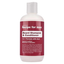 Šampoon ja palsam habemele Recipe For Men Beard Shampoo & Conditioner, 250 ml