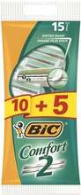 Ühekordsed raseerijad Bic Comfort 2, 12 tk