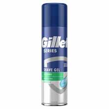 Raseerimisgeel tundlikule nahale Gillette Series Sensitive, 200 ml