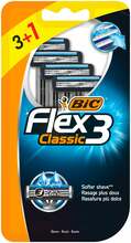 Ühekordsed raseerijad Bic Flex 3 Classic, 4 tk