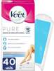 Depilatsiooniribad Veet Pure Sensitive Skin, 40 tk