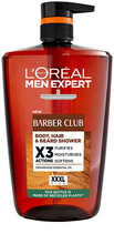 Dušigeel meestele L'Oreal Paris Men Expert Barber Club Body, Hair & Beard Shower Gel, 1000 ml