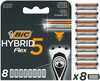 Vahetusterasid BIC FLEX5 Hybrid, 8 tk
