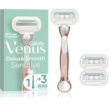 Raseerija ja vahetusterad Gillette Venus Sensitive Rose Gold, 3 tk