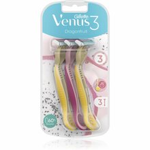 Ühekordsed naiste raseerijad Gillette Venus 3 Dragonfruit, 3 tk