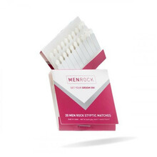Verejooksu peatamise tikud Men Rock Styptic Matches, 20 tk