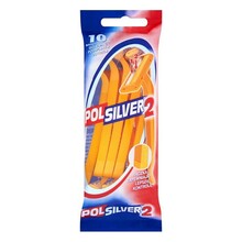 Ühekordsed raseerijad Polsilver 2, 10 tk