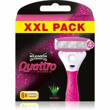 Raseerimisterad Wilkinson Sword Quattro naistele, 6 tk