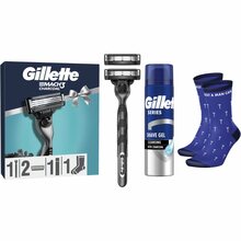 Kingikomplekt Gillette Mach3 Charcoal