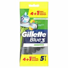 Ühekordsed raseerijad Gillette Blue 3 Sensitive, 5 tk