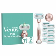 Raseerimiskomplekt Gillette Venus Deluxe Smooth Sensitive, 9 tk