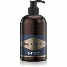 Šampoon habemele ja näole King C. Gillette, 350 ml