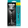 Raseerija Gillette Mach3 Charcoal koos varuotsikutega 5 tk