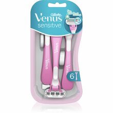 Gillette Venus Sensitive ühekordsed raseerijad, 6 tk