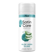 Raseerimisgeel naistele Gillette Satin Care Aloe Vera, 75 ml