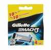 Žiletitera Gillette Mach 3, 4 tk