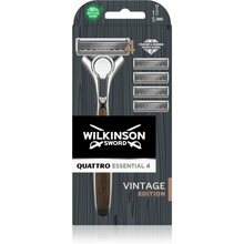 Raseerija Wilkinson Sword Quattro Essential 4 Vintage Edition, 1 tk