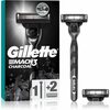 Raseerija Gillette Mach3 Charcoal, 2 tk + käepide