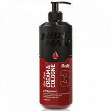 Kreemjas habemeajamisjärgne losjoon Nishman After Shave Cream & Cologne 2in1 N.3 Pyrogenous, 400 ml
