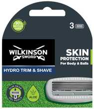 Raseerimisterad Wilkinson Sword Hydro Trim & Shave, 3 tk