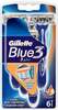 Ühekordsed raseerijad meestele Gillette Blue 3, 6 tk