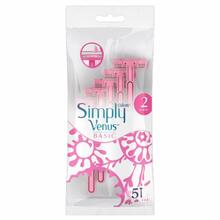 Ühekordsed raseerijad naistele Gillette Simply Venus 2 Basic, 5 tk
