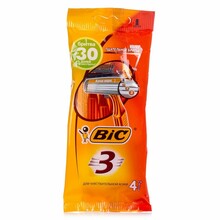 Ühekordsed raseerijad Bic 3 Sensitive, 4 tk