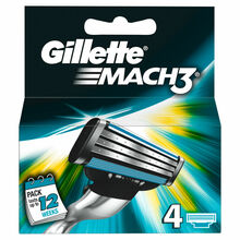 Raseerimispead Gillette Mach3, 4 tk