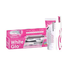 White Glo Micellar Whitening valgendav hambapasta, 150 g + hambahari