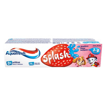 Hambapasta lastele Aquafresh Splash, maasika maitse, 50 ml