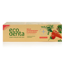 Laste hambapasta maasika maitsega Ecodenta, 75 ml