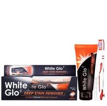 Valgendav hambapasta söega White Glo Deep Stain Remover, 150 g