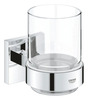 Hambaharja ja klaasi hoidik Grohe QuickFix Start Cube, 41097000, poleeritud kroom