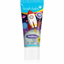 Hambapasta lastele Brush Baby Rocket mustika maitsega, 50 ml