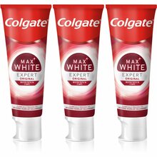 Colgate Max White Expert Original valgendav hambapasta, 3 x 75 ml