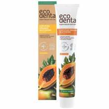 Hambapasta Ecodenta Organic valgendav papaiaga, 75 ml
