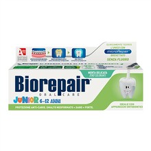 Hambapasta lastele Biorepair Junior, 6-12 aastat, piparmündi maitsega, 75 ml