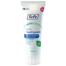 Hambapasta Tepe Pure tundlikule ja kuivale suule, maitsetu, 75ml