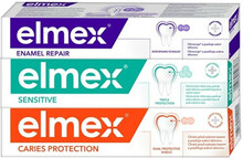 Elmex Mix Trio hambapastade komplekt, 3 x 75 ml