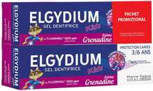 Hambaharja ja hambapasta komplekt Elgydium Junior, 2 tk, 50 ml