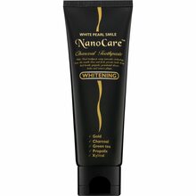 Valgendav hambapasta White Pearl NanoCare aktiivsöe ja kulla nanoosakestega, 100 g