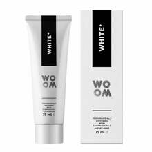 Woom White+ valgendav hambapasta, 75 ml