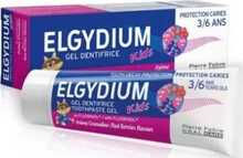 Laste hambapasta Elgydium Kids Shark, 50 ml punane