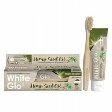 Valgendav hambapasta White Glo Hemp Seed Oil koos harjaga, 150 g