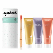 Hambahoolduskomplekt My White Secret Fruit paste + toothbrush set