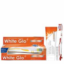 White Glo Anti-Plaque valgendav hambapasta, 150 g + hambahari